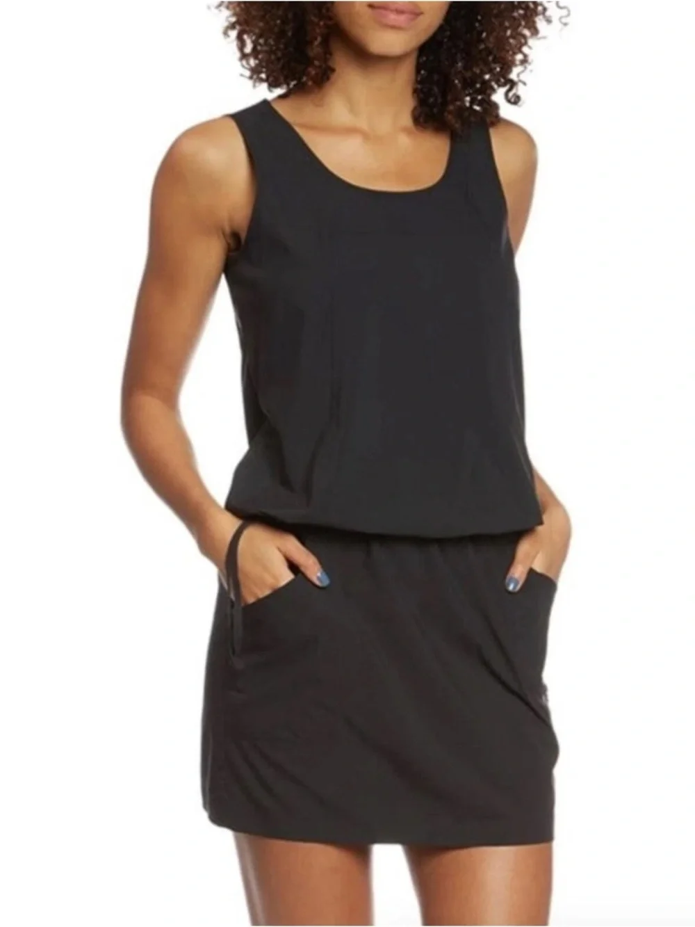 Arc’teryx Contenta Shift Dress Black Cinch Waist Lightweight Hiking Gorpcore - Picture 2 of 10